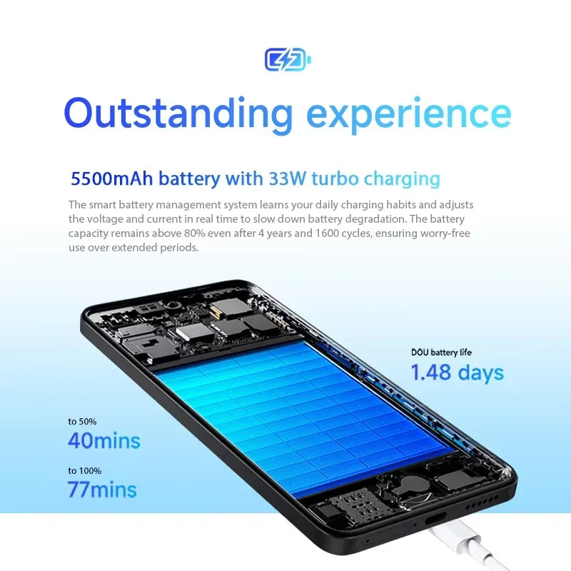 Global Version Xiaomi Redmi Note 14 4G Smartphone 128GB / 256GB ROM MediaTek Helio G99-Ultra 108MP Camera 6.67" AMOLED 5500mAh