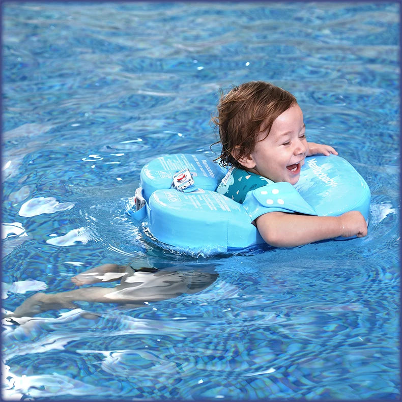 Mambobaby VIP Dropshipping Non-Inflatable Baby  Floats with Canopy  Underarm Swimming  Floater Spa Buoy Trainer Suppliers