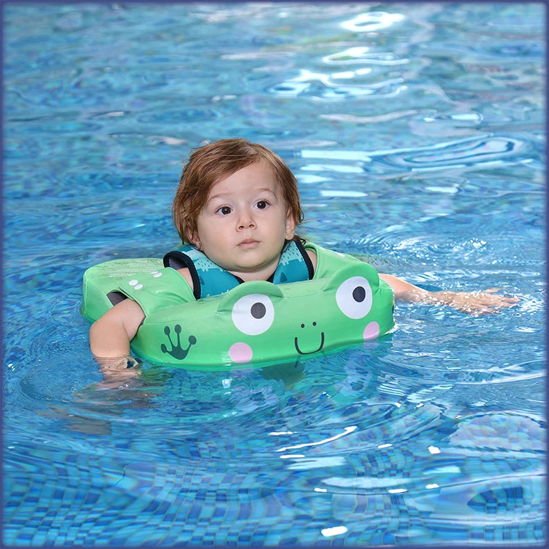Mambobaby VIP Dropshipping Non-Inflatable Baby  Floats with Canopy  Underarm Swimming  Floater Spa Buoy Trainer Suppliers