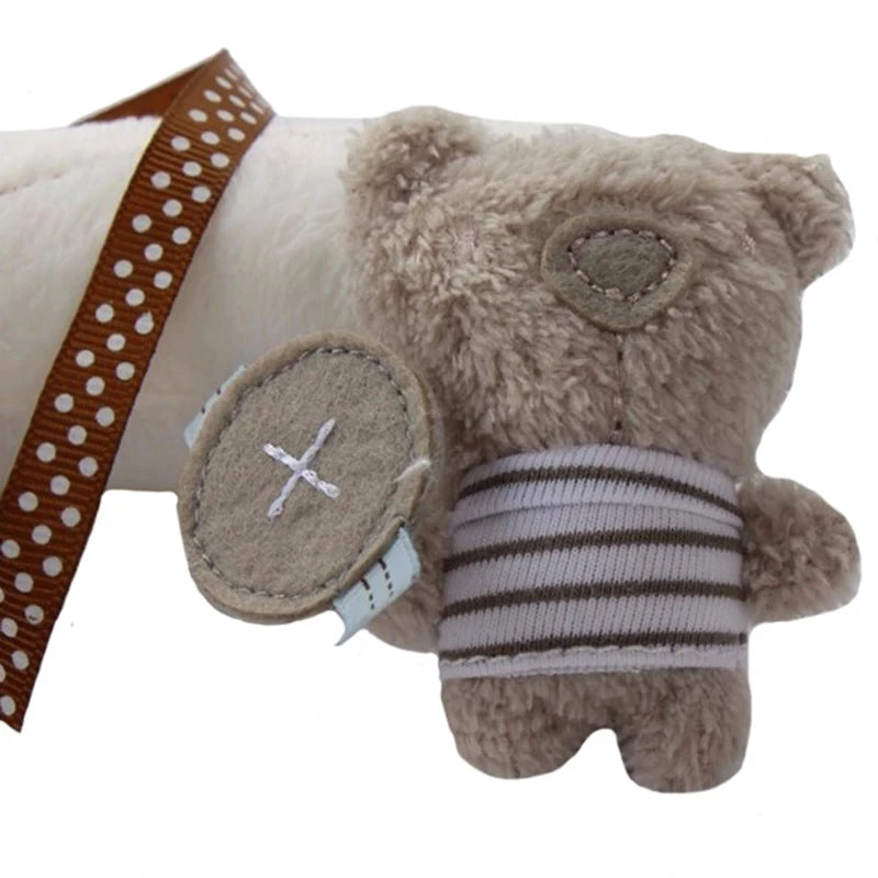 2024 New Hanging Bed Rabbit Baby Hand Bell Safety Seat Plush Toy Multifunctional Plush Toy Stroller Mobile Gifts