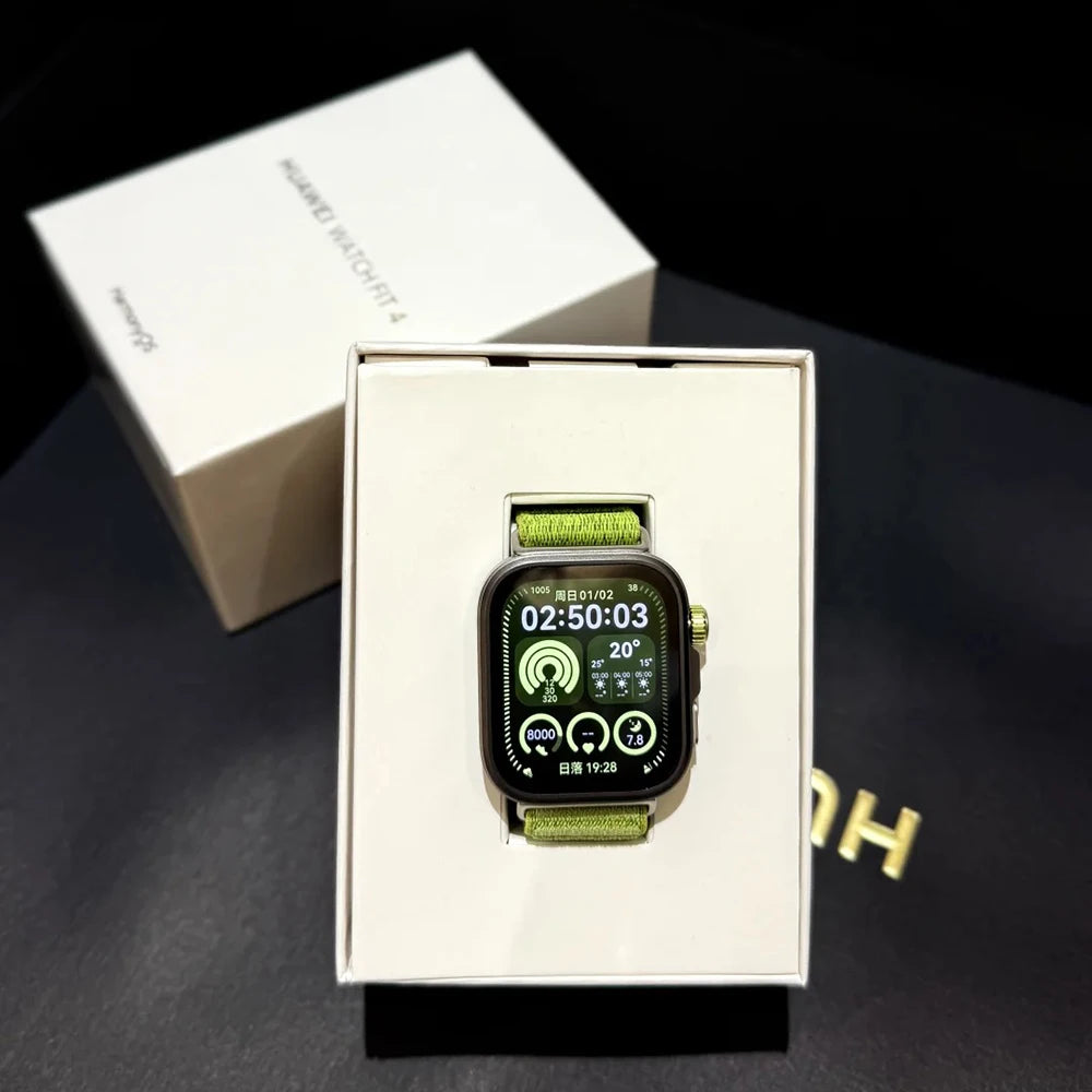 HUAWEI Watch Fit 4 Pro Smartwatch,1.82 inch AMOLED Display,Sapphire Glass,ECG,Heatrate Tracking,compatible with iOS and Android