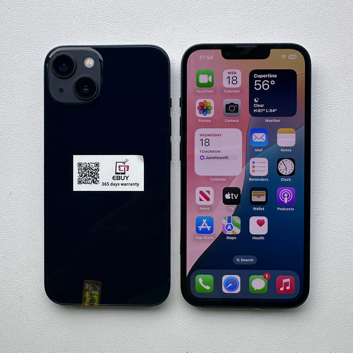 100% Original 6.1" iPhone 13 Smartphone Super Retina OLED 128/256 ROM 4GB RAM Face ID NFC A15 IOS iPhone 13 5G Mobile Phone