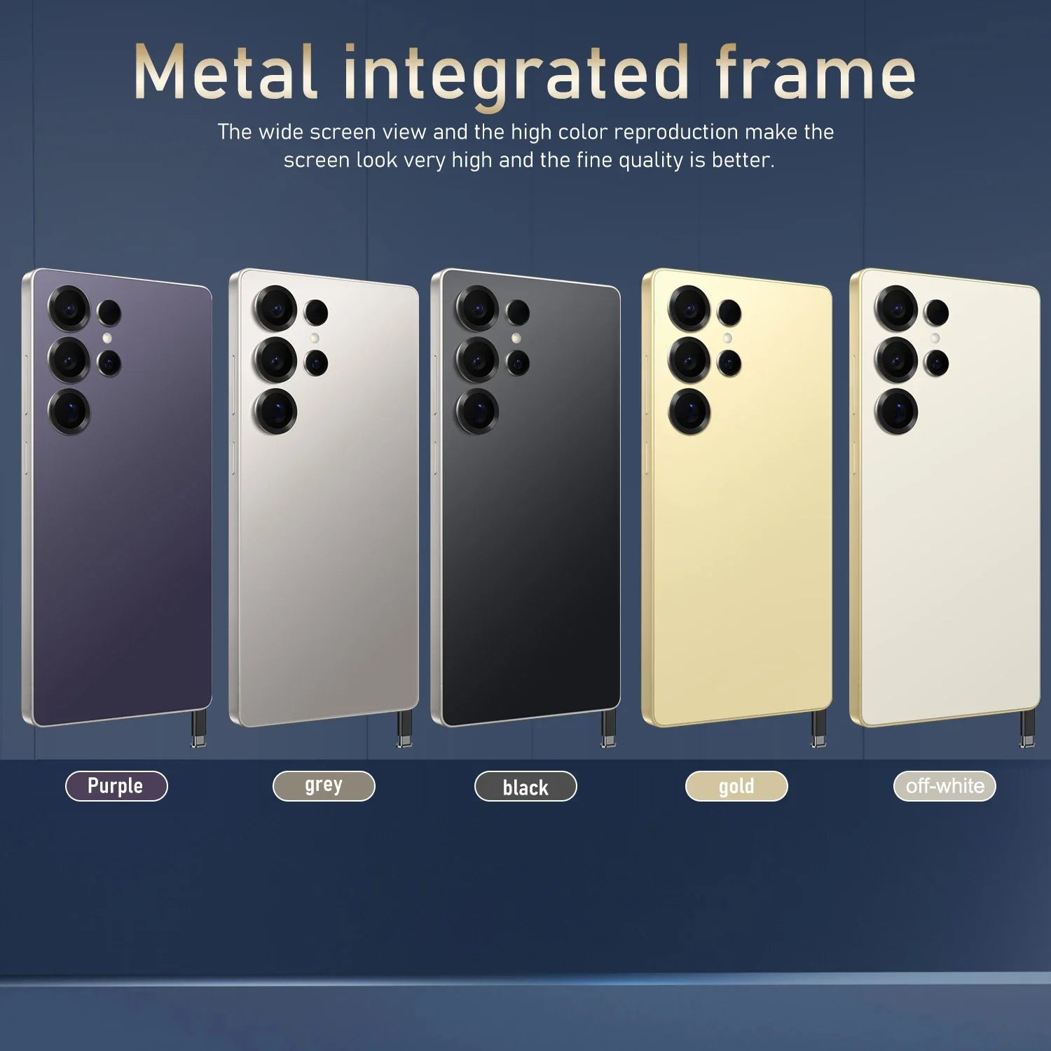 FUFFI S25 Pro Smartphone Cellphones Android 12,6.8 inch Screen,12+512GB,24+48MP Mobile phone 5800mAh Google Play Store,Phone 5G