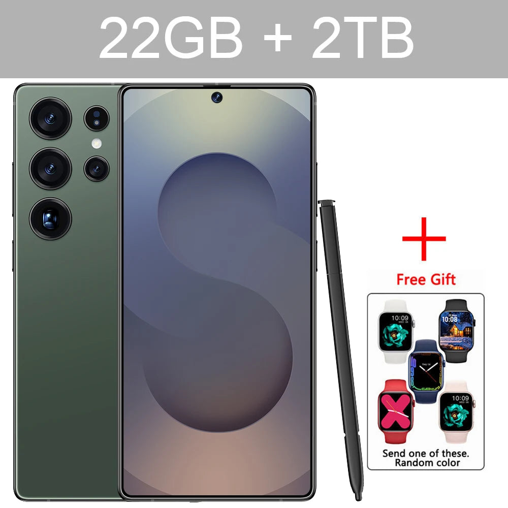Cellphones S25 Ultra 7.3HD Original Mobile Phones 4G 5G Dual SIM Card Smartphone 7800mAh Android 14 Global Version Cell Phone