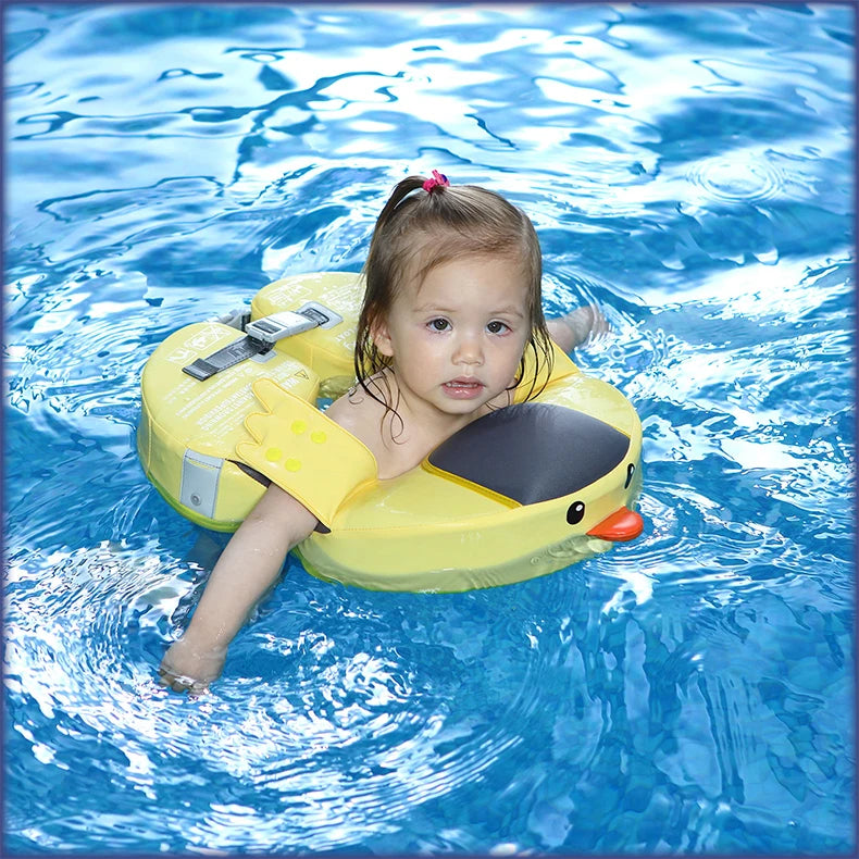 Mambobaby VIP Dropshipping Non-Inflatable Baby  Floats with Canopy  Underarm Swimming  Floater Spa Buoy Trainer Suppliers