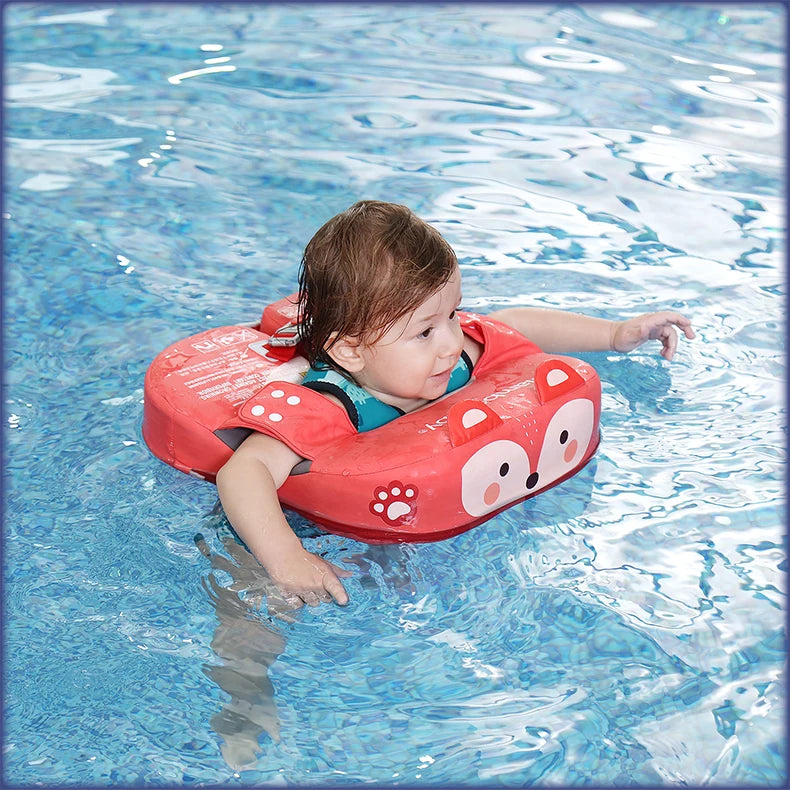 Mambobaby VIP Dropshipping Non-Inflatable Baby  Floats with Canopy  Underarm Swimming  Floater Spa Buoy Trainer Suppliers