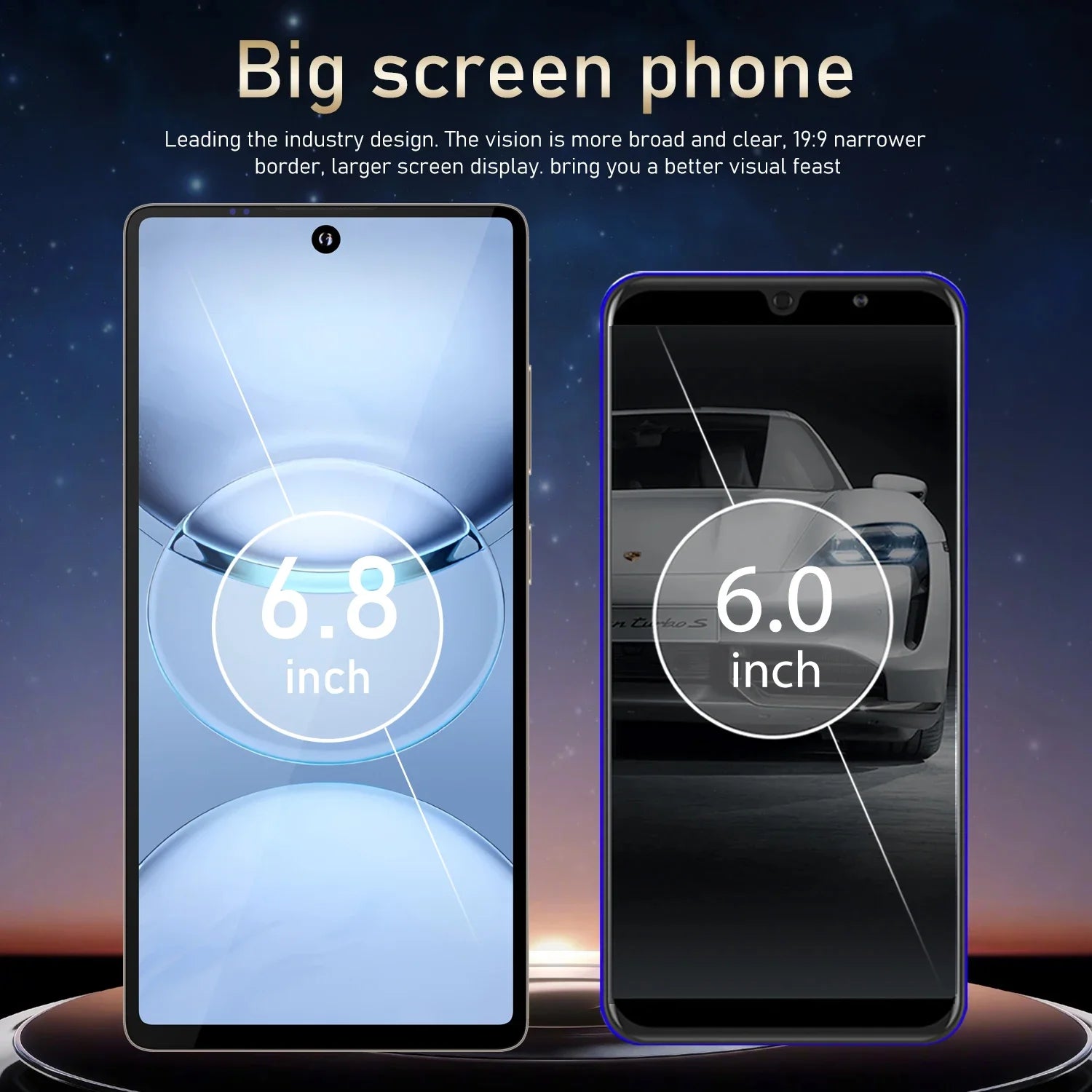 FUFFI S25 Pro Smartphone Cellphones Android 12,6.8 inch Screen,12+512GB,24+48MP Mobile phone 5800mAh Google Play Store,Phone 5G