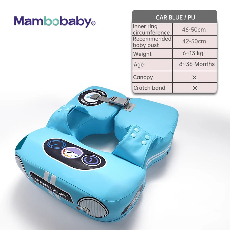 Mambobaby VIP Dropshipping Non-Inflatable Baby  Floats with Canopy  Underarm Swimming  Floater Spa Buoy Trainer Suppliers