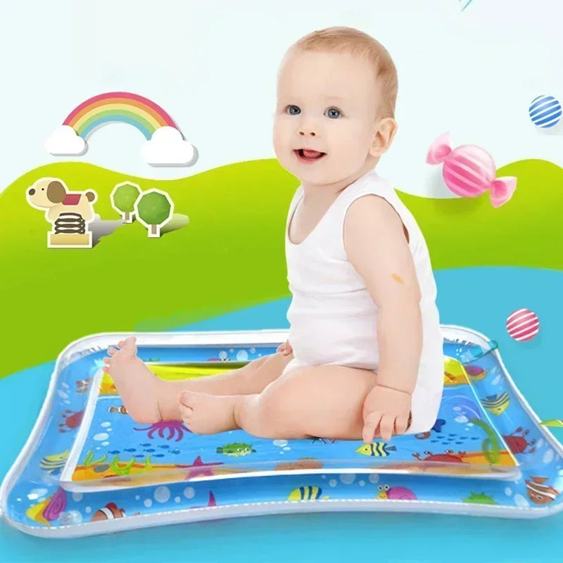 Summer Inflatable Water Mat for Babies Playmat Toddler Activity Play Early Education Baby Water Play Essential Toy