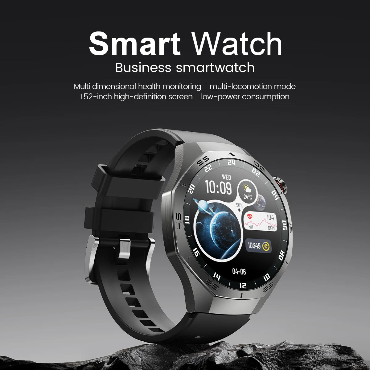 2025New For Huawei GT5 Pro Smart Watch Men HD AMOLED Screen GPS Motion trajectory HeartRate Bluetooth Call 1.52" SmartWatch IP68