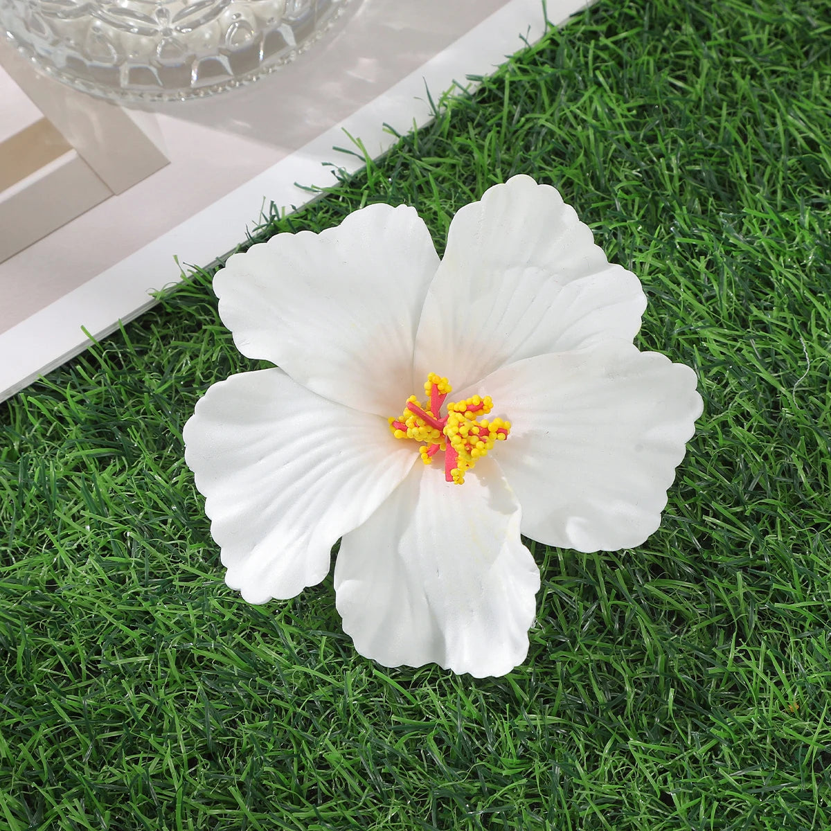 Orchid Flowers Hair Clips Bohemian Small Hairpin Bridal Barrette Beach Wedding Flower Women Holiday Hair Clip Hair Accessories