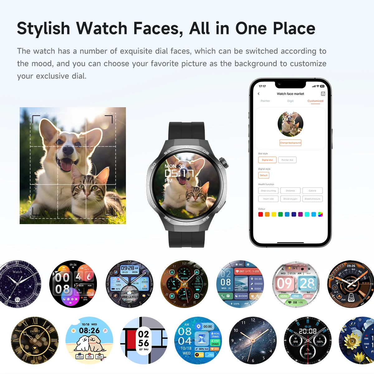 2025 For HUAWEI GT5 Pro GPS Track Smart Watch Men 360*360 AMOLED Screen NFC BT Call Waterproof Health Monitor Man Smartwatches