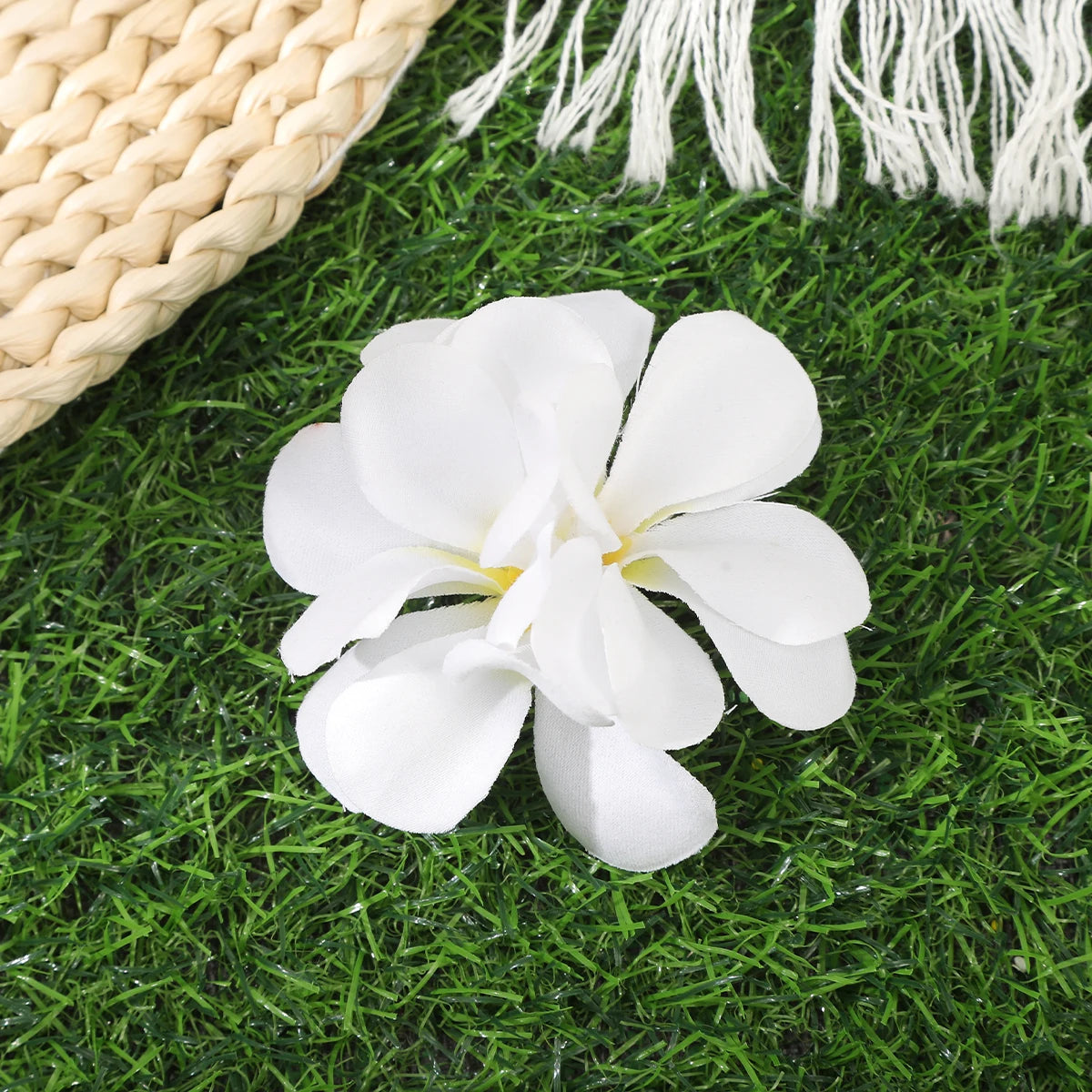 Orchid Flowers Hair Clips Bohemian Small Hairpin Bridal Barrette Beach Wedding Flower Women Holiday Hair Clip Hair Accessories