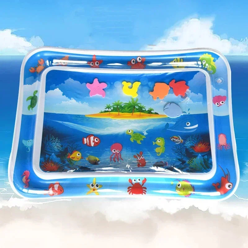 Summer Inflatable Water Mat for Babies Playmat Toddler Activity Play Early Education Baby Water Play Essential Toy