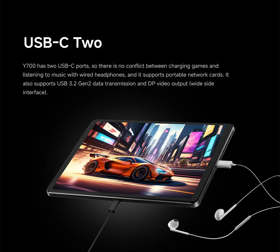 Lenovo Legion Y700 2025 Gaming Tablet 256GB 512GB ROM Snapdragon 8 Gen 3 8.8" 165Hz Display 6550mAh 68W Charging Android Tab