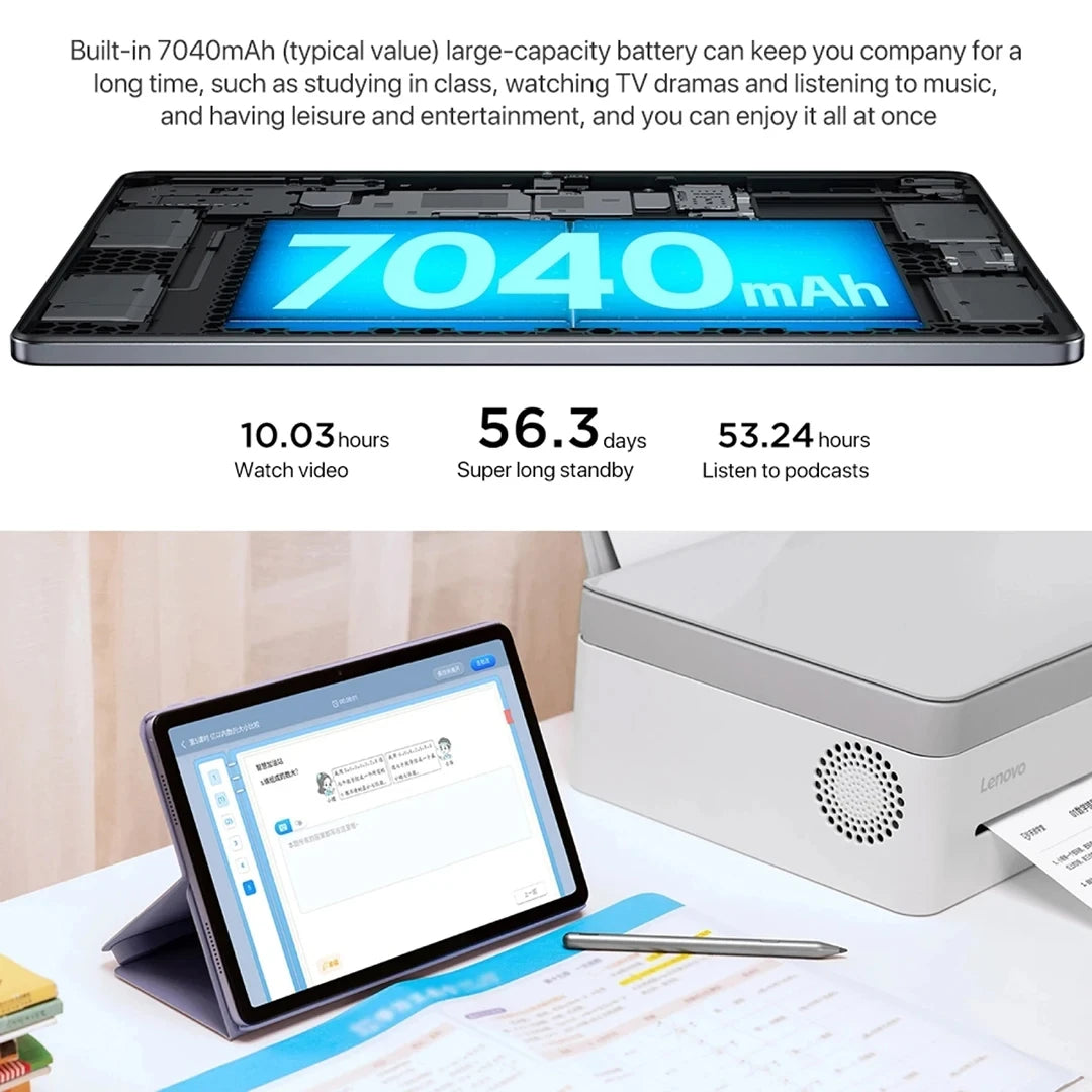 Global Firmware Lenovo Xiaoxin Pad 2024 Tablet 6GB 8GB 128GB 11" Display Qualcomm Snapdragon 685 GPS WIFI 7040mAh Android Tab