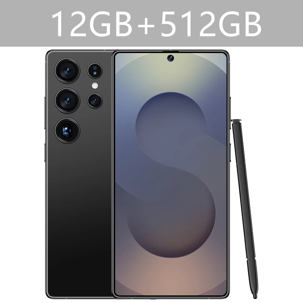 Cellphones S25 Ultra 7.3HD Original Mobile Phones 4G 5G Dual SIM Card Smartphone 7800mAh Android 14 Global Version Cell Phone