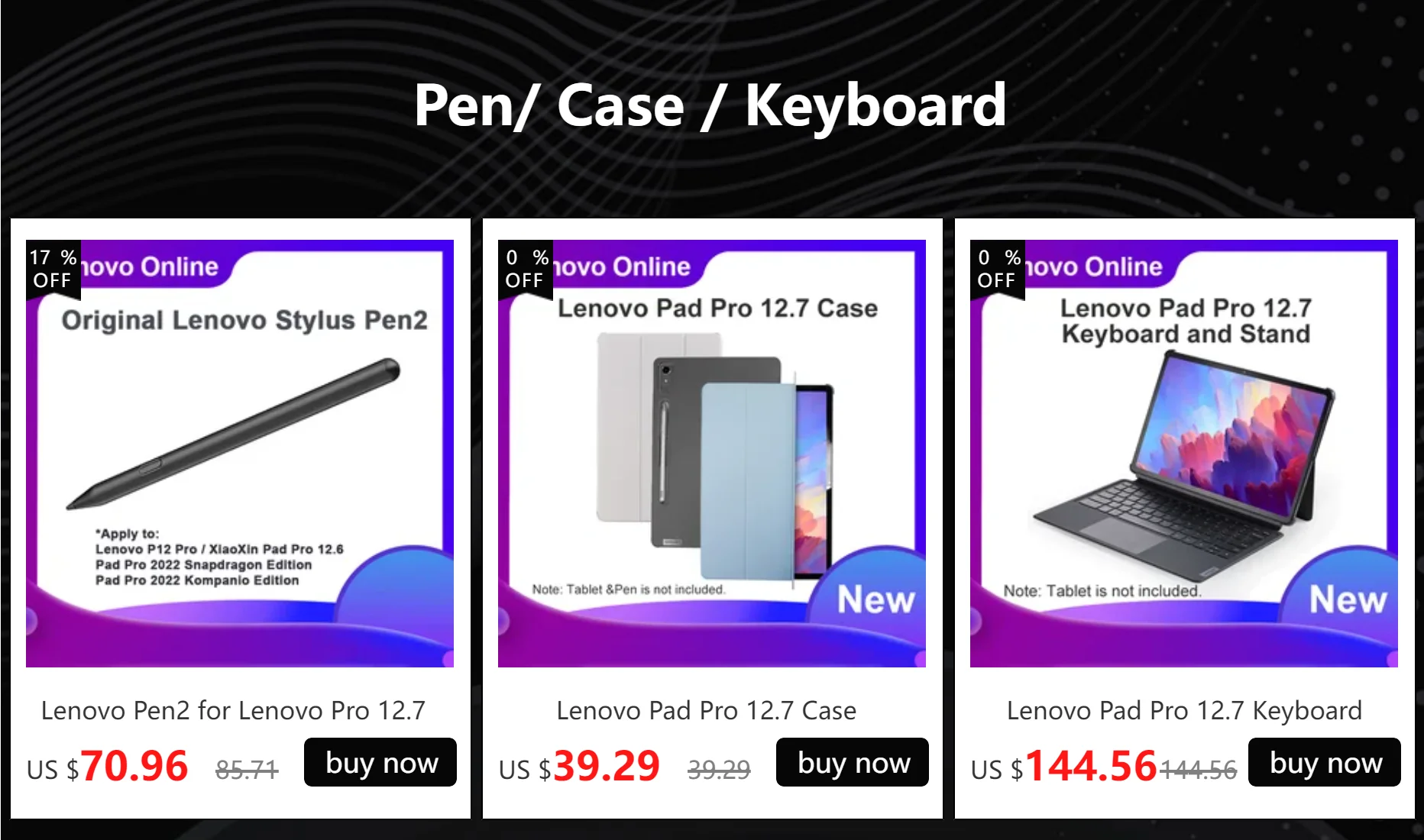 Lenovo Xiaoxin Pad Pro 12.7 2023 Snapdragon 870 LCD Screen 144Hz 8GB 128GB/256GB 10200mAh Android 13 Tablet