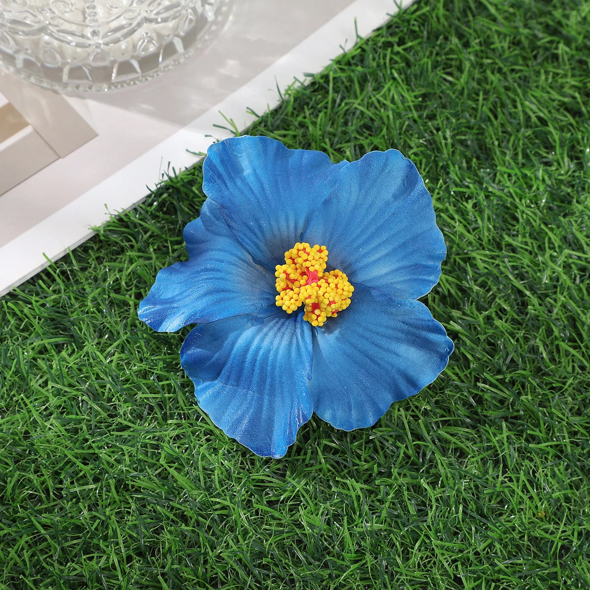 Orchid Flowers Hair Clips Bohemian Small Hairpin Bridal Barrette Beach Wedding Flower Women Holiday Hair Clip Hair Accessories