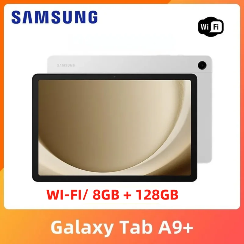 Samsung Galaxy Tab A9+ Tablet 11" 8GB+128GB Android Tablet, 2.2GHz Octa-core, 90Hz LCD Display, 8MP Rear Camera, 7040mAh Battery