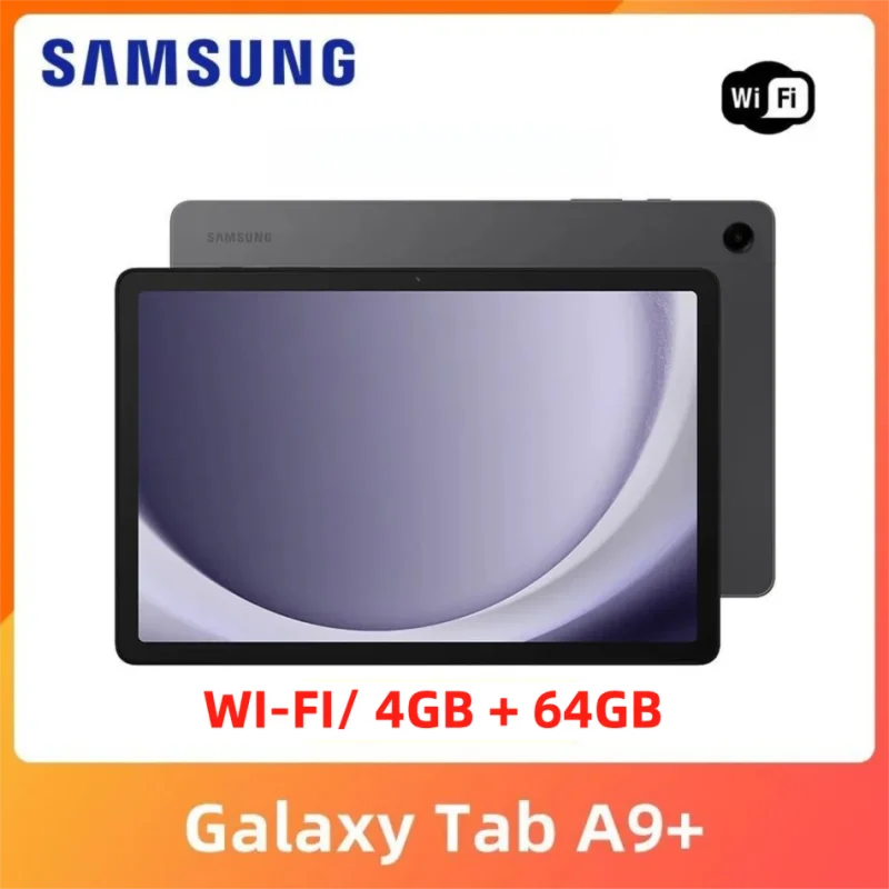 SAMSUNG Galaxy Tab A9+ Tablet 11” 4GB+64GB Android Tablet, 2.2GHz Octa-core, TFT 90 Hz LCD Display,Slim, Light, Durable Design