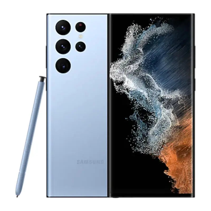 Samsung Galaxy S22 Ultra 5G S908U1 6.8" AMOLED 8/12GB 12/128/256/512GB ROM Snapdragon NFC S Pen Original Unlocked Cellphone