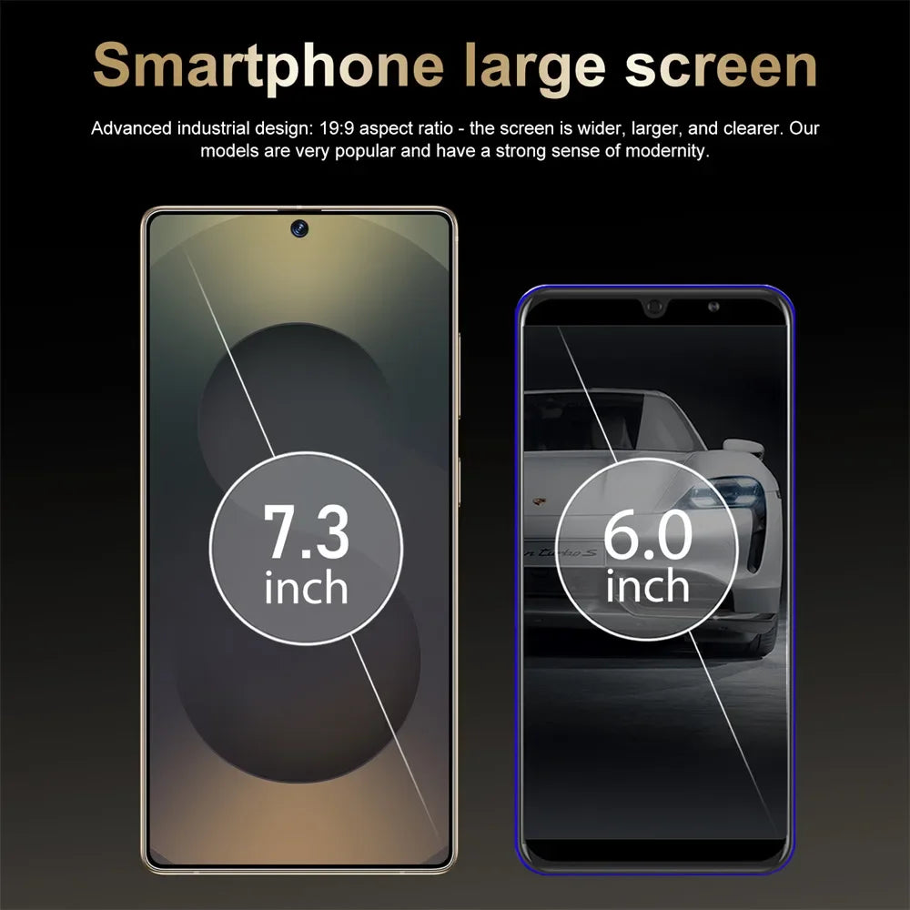 Cellphones S25 Ultra 7.3HD Original Mobile Phones 4G 5G Dual SIM Card Smartphone 7800mAh Android 14 Global Version Cell Phone
