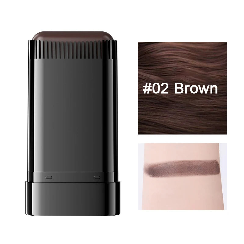 3 Colors Hair Stick, Gray Hair Covering Artifact No Color Loss Disposable Hair Dye Stick Hair Roots Hair Dyeing and Color