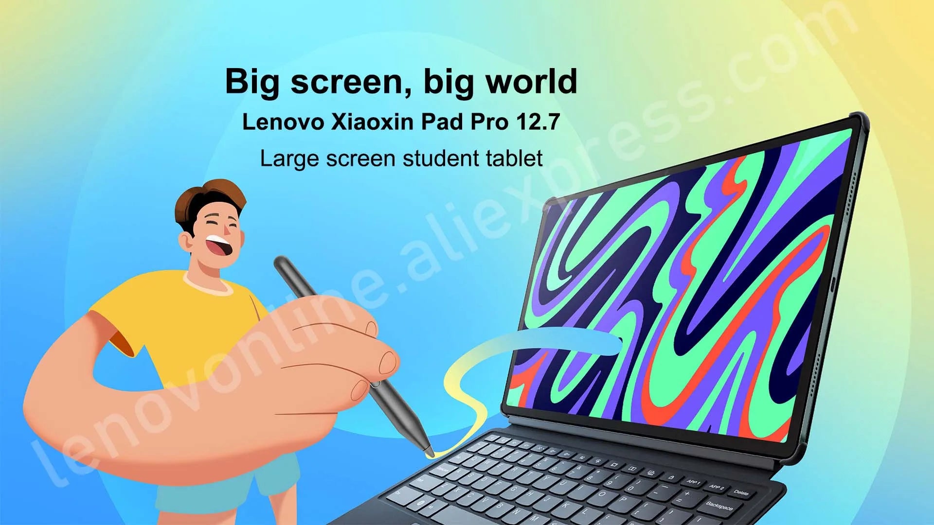 Lenovo Xiaoxin Pad Pro 12.7 2023 Snapdragon 870 LCD Screen 144Hz 8GB 128GB/256GB 10200mAh Android 13 Tablet