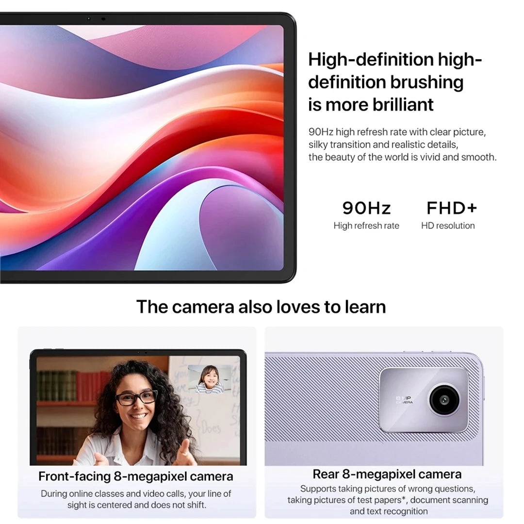 Global Firmware Lenovo Xiaoxin Pad 2024 Tablet 6GB 8GB 128GB 11" Display Qualcomm Snapdragon 685 GPS WIFI 7040mAh Android Tab