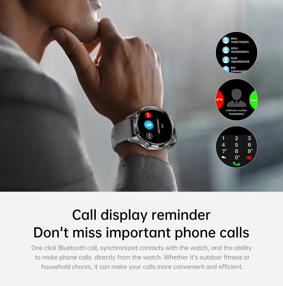 For HUAWEI IOS Outdoor Sport GPS Smart Watch Men 1.53-inch HD AMOLED Screen IP68 Waterproof Bluetooth Call NFC Smartwatch 2025