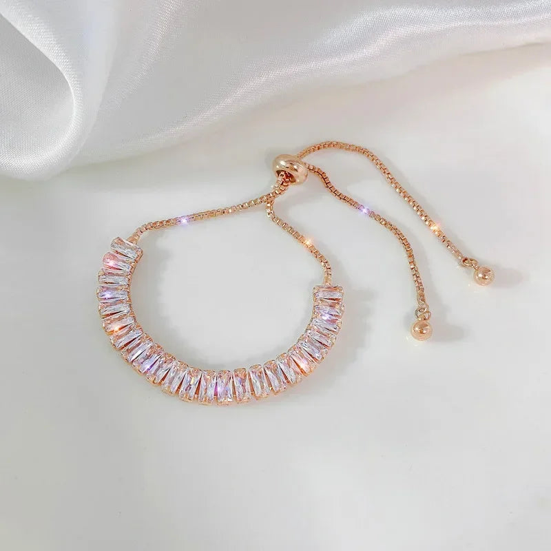 2024 New Korea New Fashion Letter D Star Simple Vintage Pendant Bracelet Woman Stainless Steel Bracelet Luxury Original Jewelry