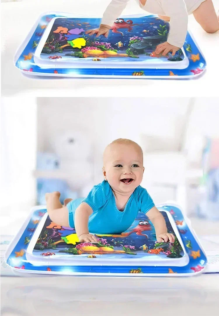 Summer Inflatable Water Mat for Babies Playmat Toddler Activity Play Early Education Baby Water Play Essential Toy