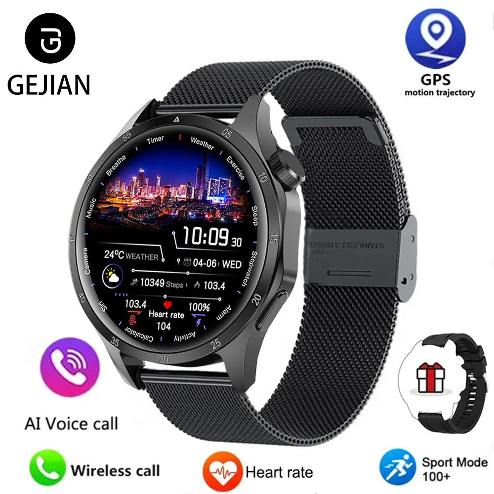 For HUAWEI GT5 Pro GPS NFC Smart Watch Men 360*360 AMOLED Screen Heart rate Bluetooth Call IP67 Waterproof Man Smartwatch 2025