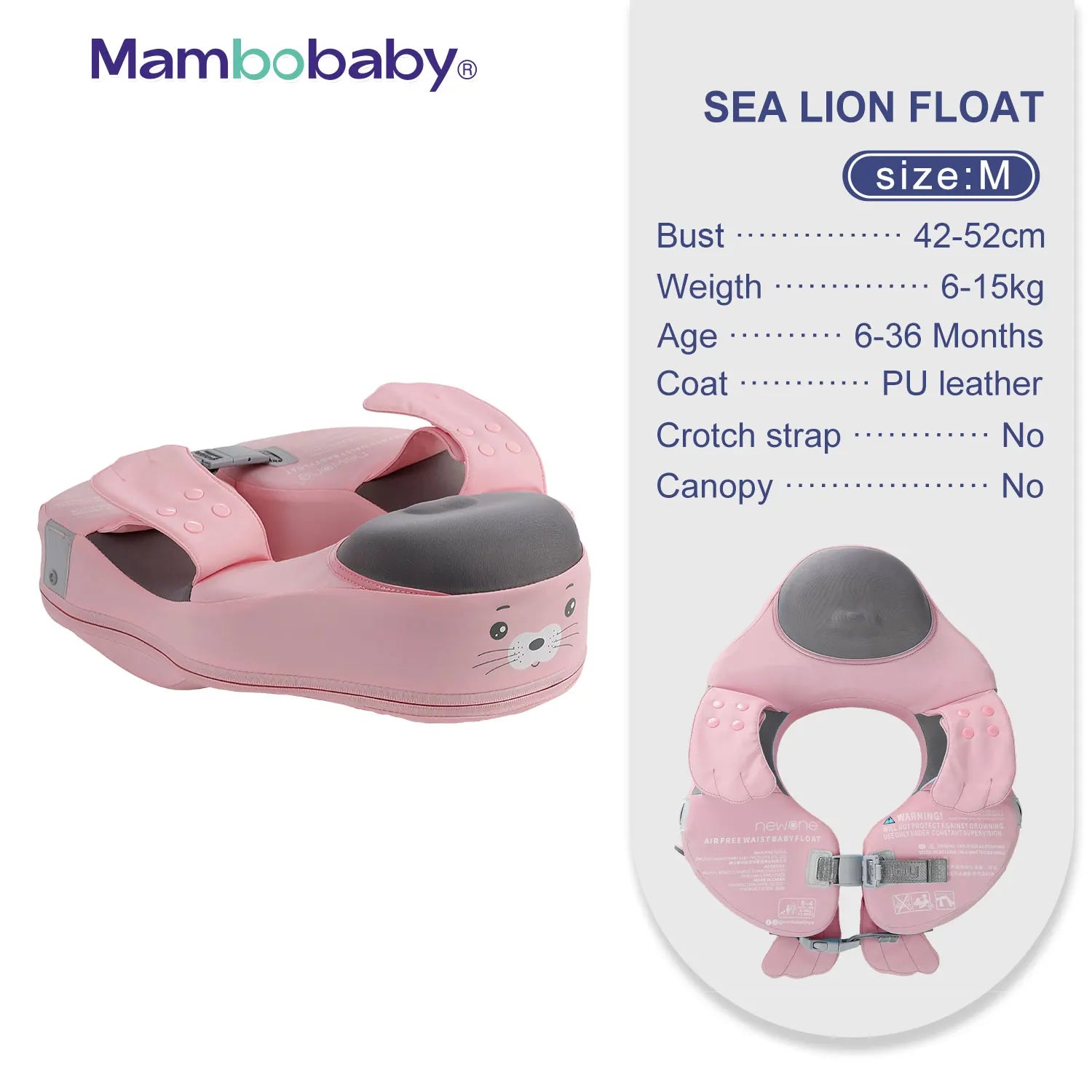 Mambobaby VIP Dropshipping Non-Inflatable Baby  Floats with Canopy  Underarm Swimming  Floater Spa Buoy Trainer Suppliers