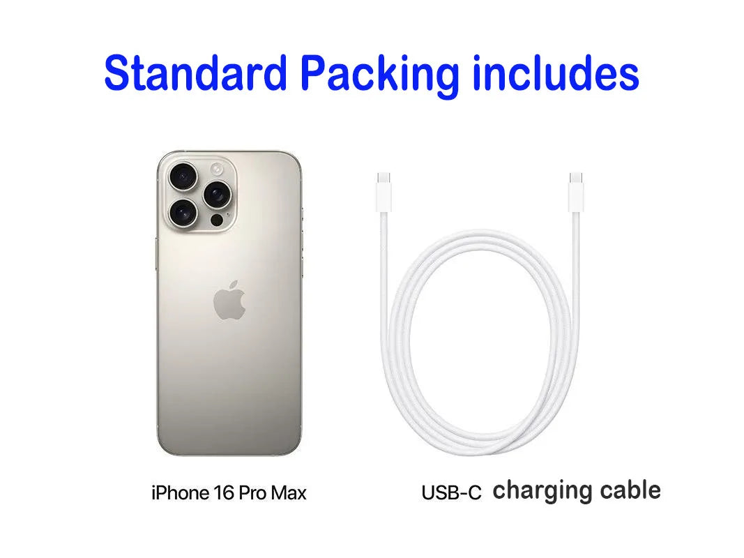 Original Apple iPhone 16 Pro Max Smartphone 256GB 512GB iOS 18 6.9" Super Retina XDR OLED 48MP Triple 16PM 5G Modile Phone