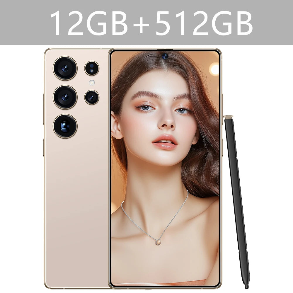 Cellphones S25 Ultra 7.3HD Original Mobile Phones 4G 5G Dual SIM Card Smartphone 7800mAh Android 14 Global Version Cell Phone