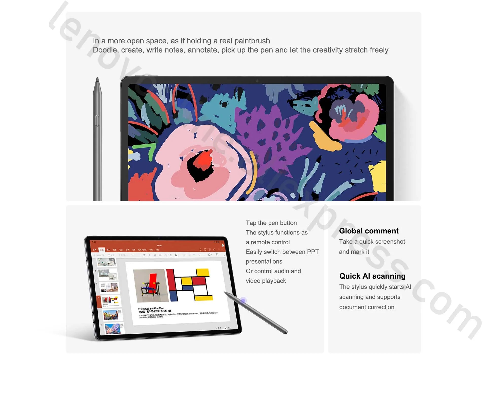 Lenovo Xiaoxin Pad Pro 12.7 2023 Snapdragon 870 LCD Screen 144Hz 8GB 128GB/256GB 10200mAh Android 13 Tablet