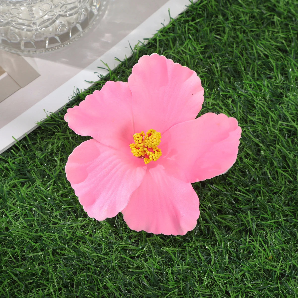 Orchid Flowers Hair Clips Bohemian Small Hairpin Bridal Barrette Beach Wedding Flower Women Holiday Hair Clip Hair Accessories