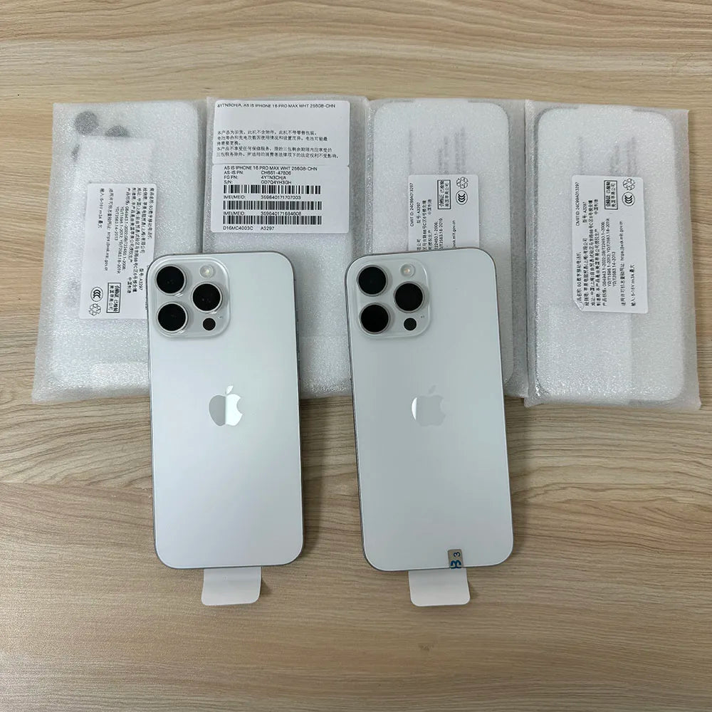 Original Apple iPhone 16 Pro Max Smartphone 256GB 512GB iOS 18 6.9" Super Retina XDR OLED 48MP Triple 16PM 5G Modile Phone
