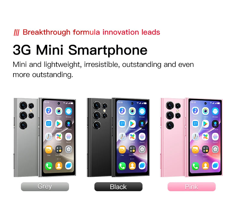 New Arrivals ONEMYTH S25 Pro Mini 3G Smartphone 4.0 Inch Full Screen Display 2000mAh 2GB RAM 16GB ROM Dual SIM With Play Store