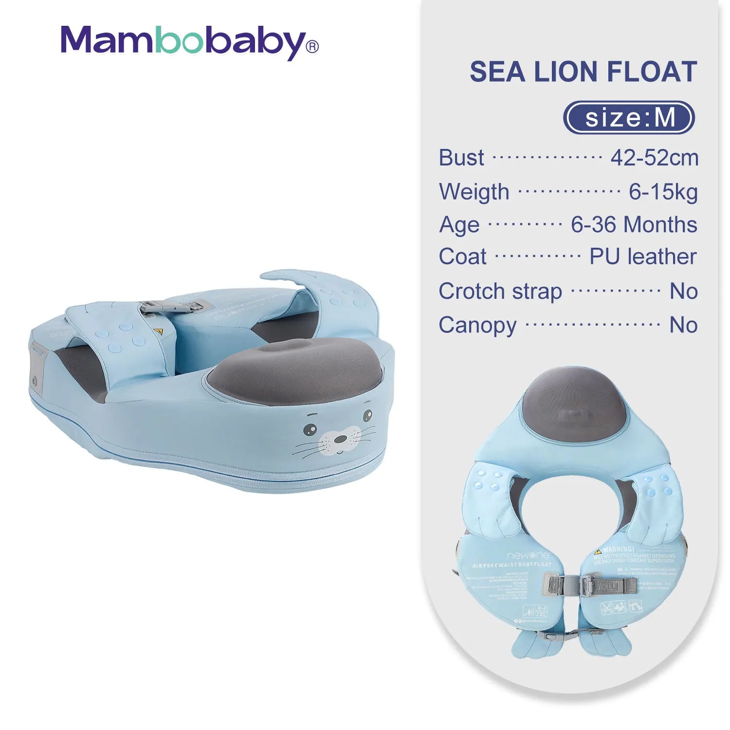 Mambobaby VIP Dropshipping Non-Inflatable Baby  Floats with Canopy  Underarm Swimming  Floater Spa Buoy Trainer Suppliers