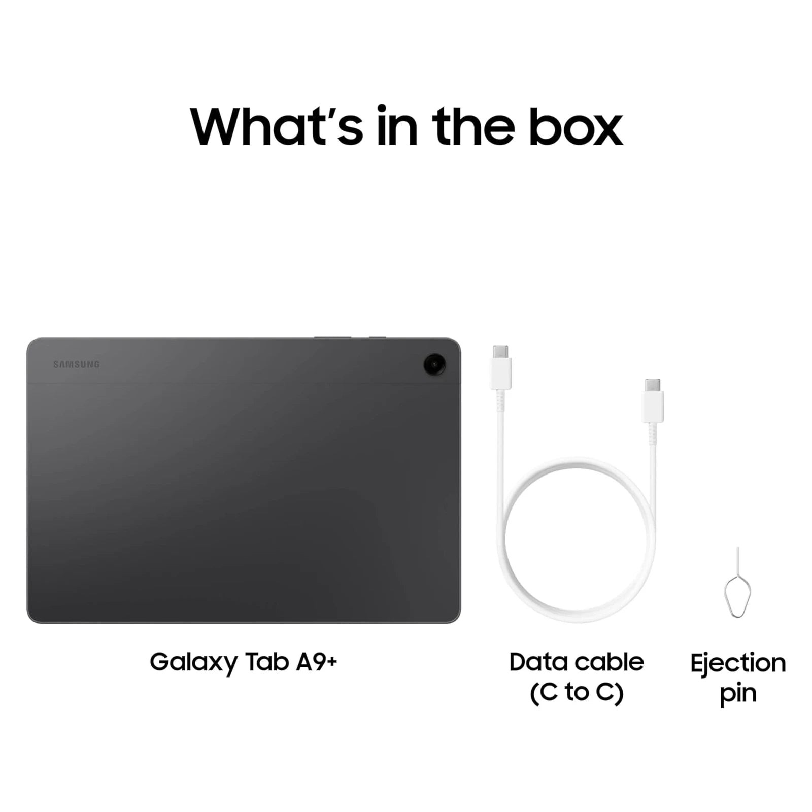 SAMSUNG Galaxy Tab A9 plus Tablet 11” 4+64GB Android Tablet, 2.2GHz, 1.8GHZ  A9+ Tablo Quad Speakers,Slim  X210 WiFi Vision