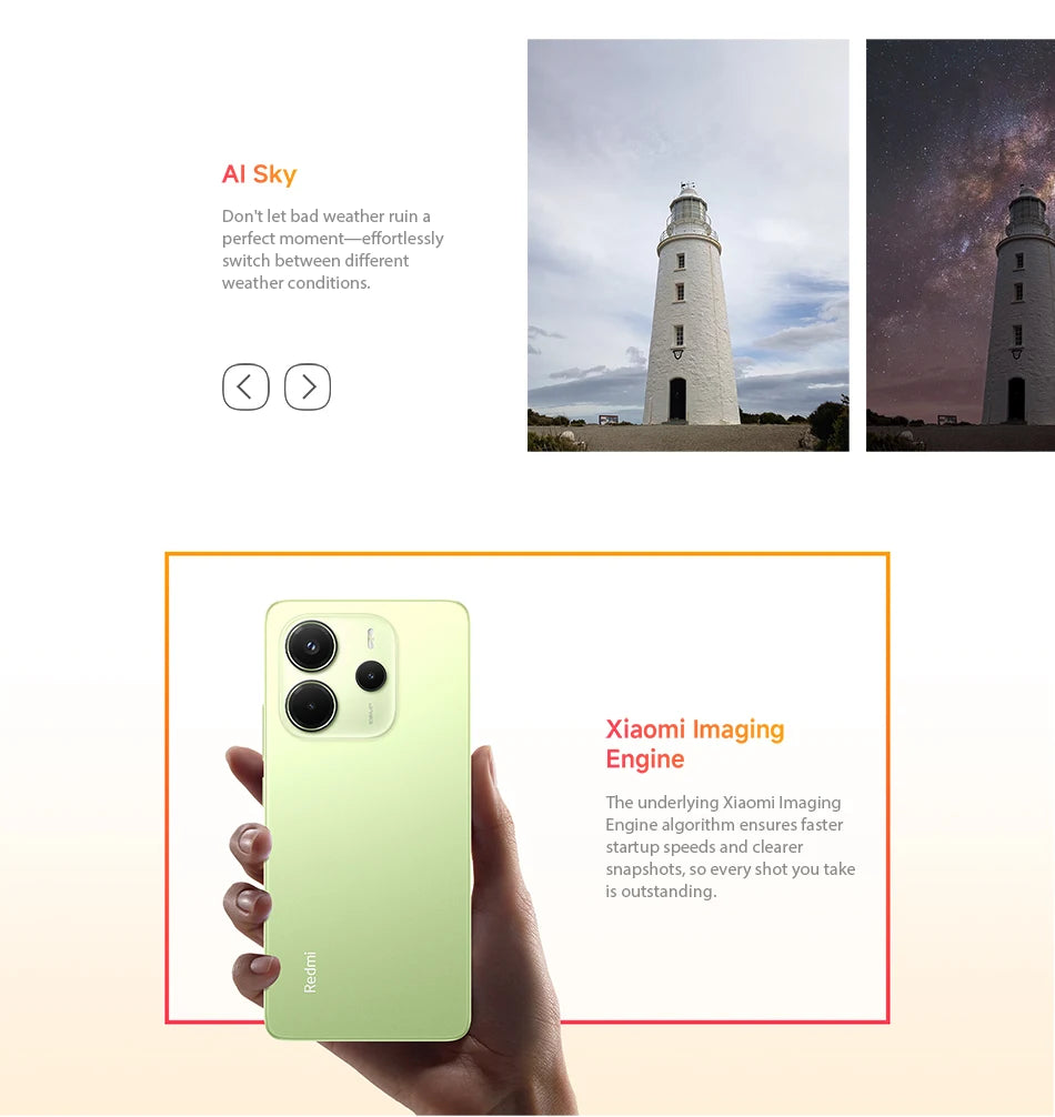 Global Version Xiaomi Redmi Note 14 4G Smartphone 128GB / 256GB ROM MediaTek Helio G99-Ultra 108MP Camera 6.67" AMOLED 5500mAh