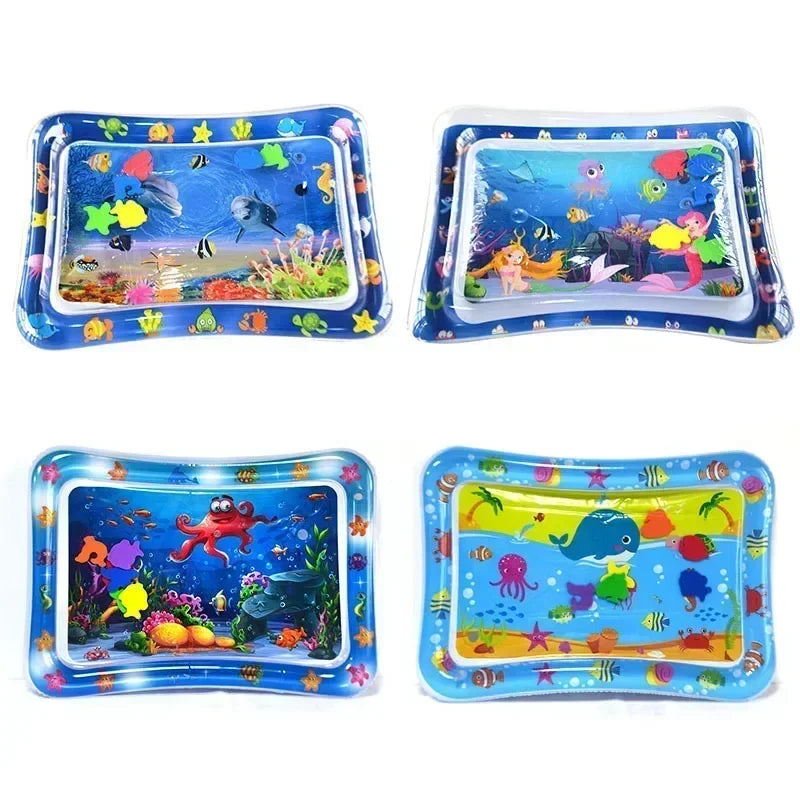 Summer Inflatable Water Mat for Babies Playmat Toddler Activity Play Early Education Baby Water Play Essential Toy