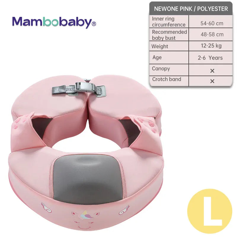 Mambobaby VIP Dropshipping Non-Inflatable Baby  Floats with Canopy  Underarm Swimming  Floater Spa Buoy Trainer Suppliers
