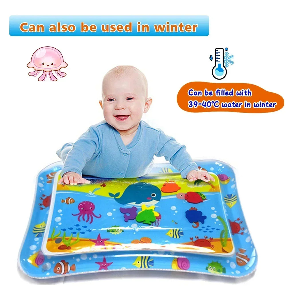 Summer Inflatable Water Mat for Babies Playmat Toddler Activity Play Early Education Baby Water Play Essential Toy