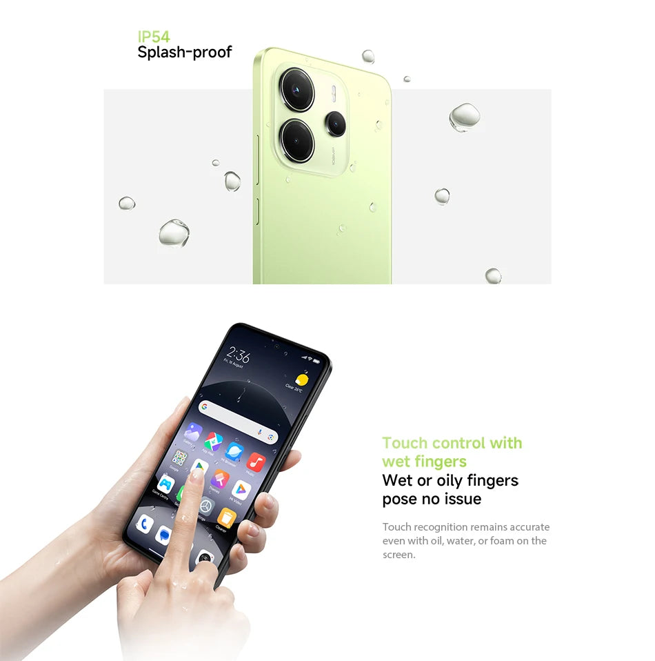 Global Version Xiaomi Redmi Note 14 4G Smartphone 128GB / 256GB ROM MediaTek Helio G99-Ultra 108MP Camera 6.67" AMOLED 5500mAh