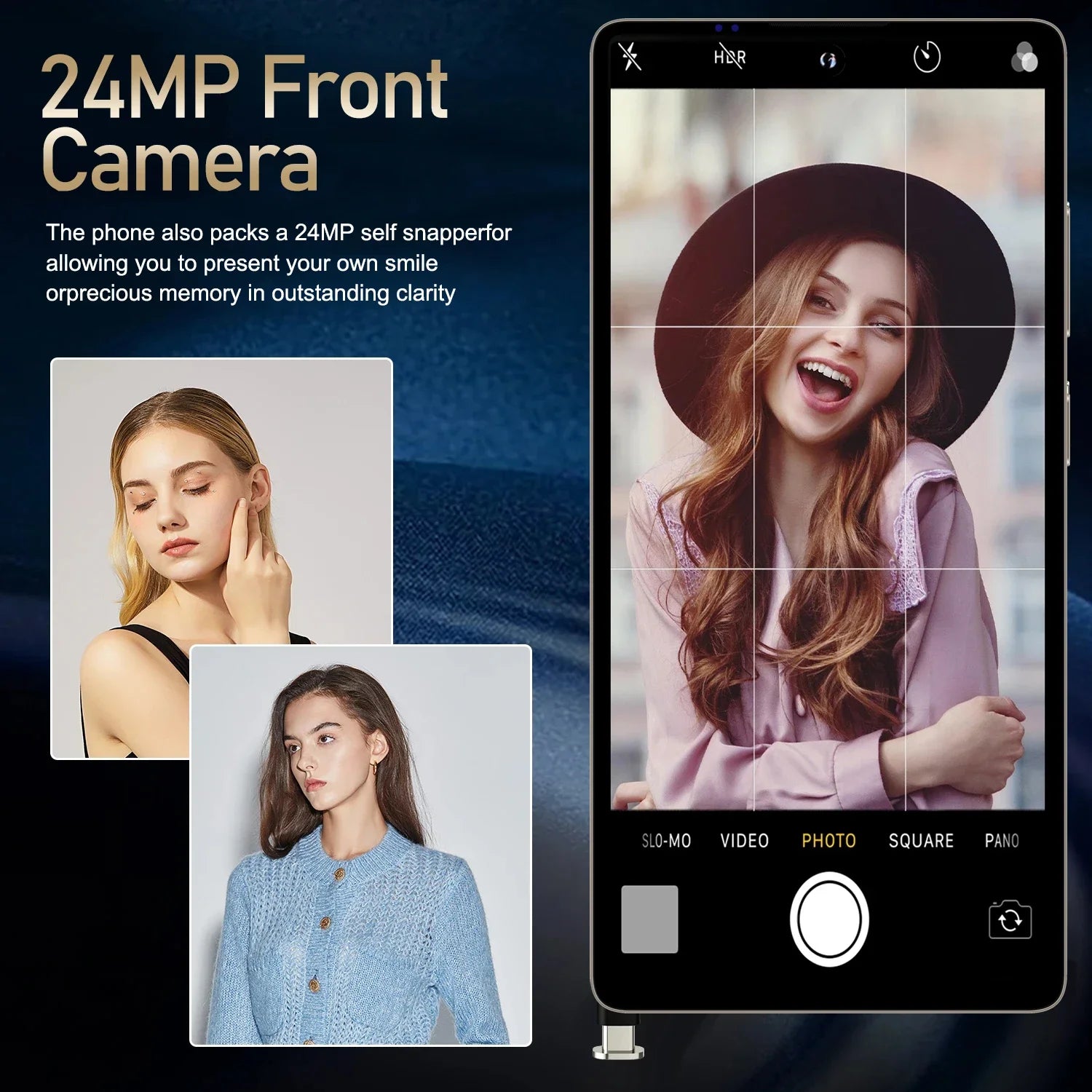FUFFI S25 Pro Smartphone Cellphones Android 12,6.8 inch Screen,12+512GB,24+48MP Mobile phone 5800mAh Google Play Store,Phone 5G