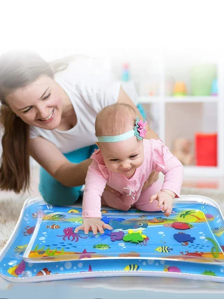 Summer Inflatable Water Mat for Babies Playmat Toddler Activity Play Early Education Baby Water Play Essential Toy